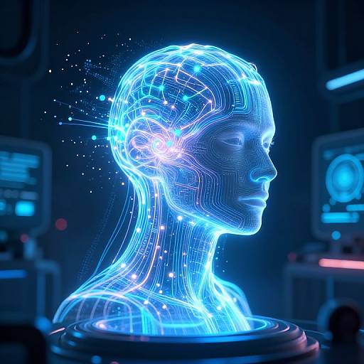 Neural Network Awakening in Cyberpunk Lab