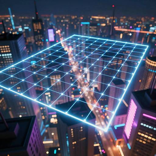 Futuristic Cartesian Cityscape