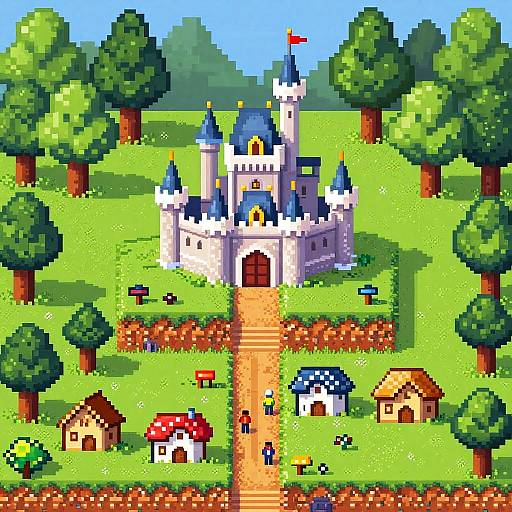 Pixel Art Environment Generator AI