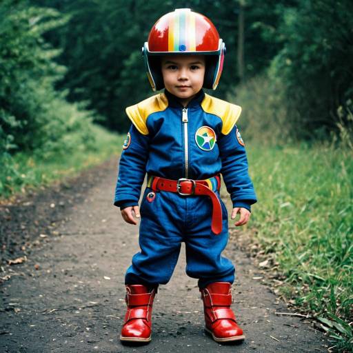Realistic Infant Rainbow Ranger Portrait