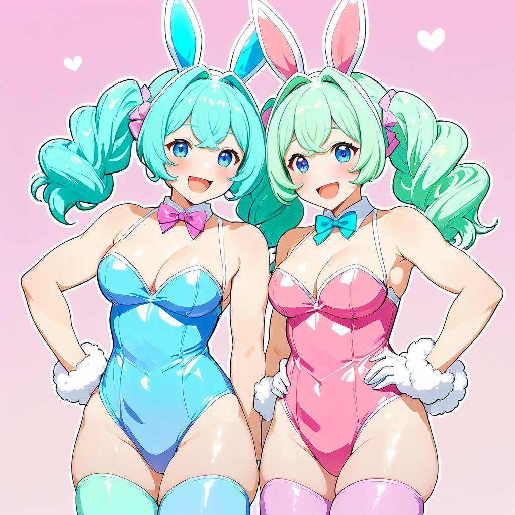 Bunny Girl Best Friend in Pastel Dream