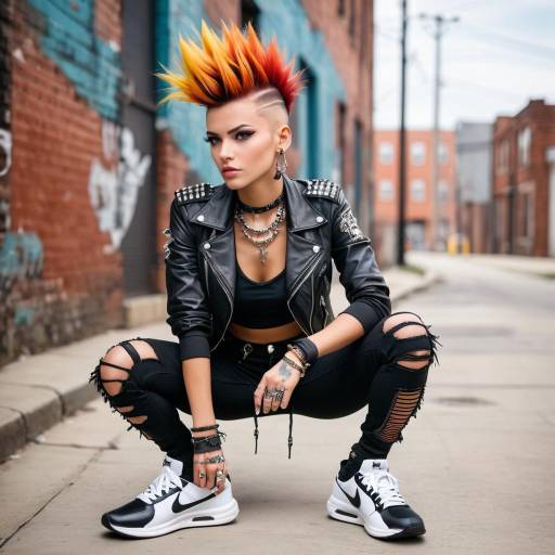 Edgy Punk Rocker Urban Photo Shoot