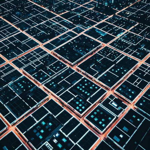 Cyberpunk Dystopian Cityscape with Neon Lights