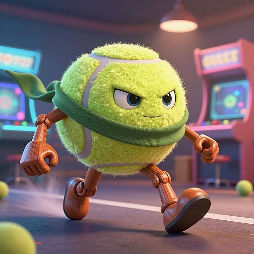 Heroic Tennis Ball Explorer in Arcade