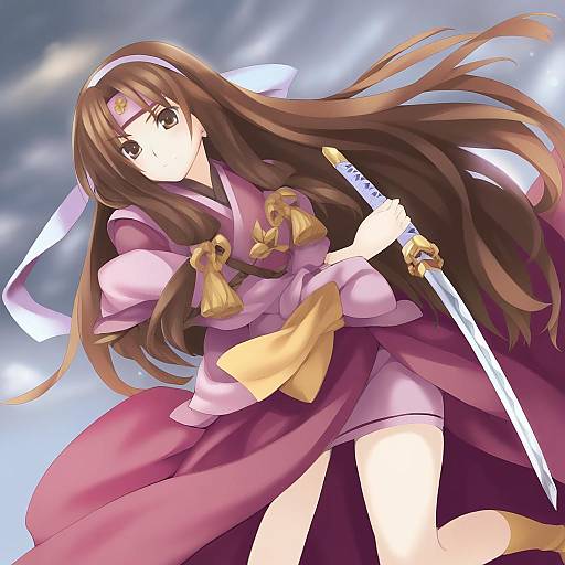 Illustration of Hana (fire emblem), fire emblem in the style of Oryo (oryo04)