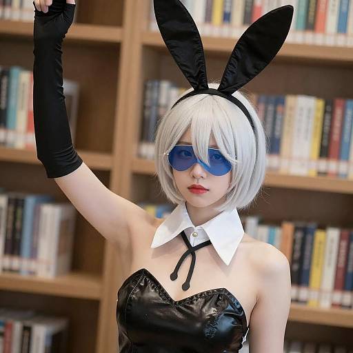 Cosplay Portrait with Bunny Ears