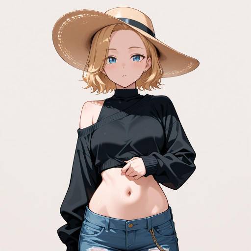 Adventurous Cowboy Girl in Rugged Style Adventurous Cowboy Girl in Rugged Style