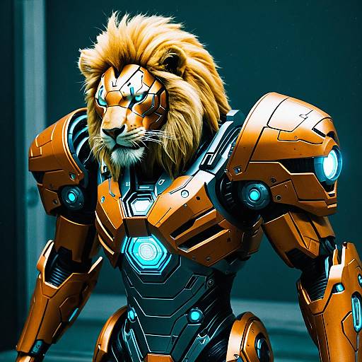 Cybernetic Lion Warrior Armor