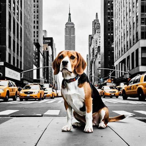 Beagle in the Heart of New York
