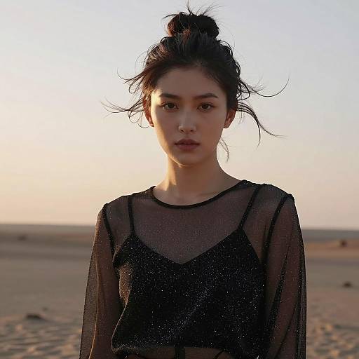 Serene Beauty in a Barren Landscape