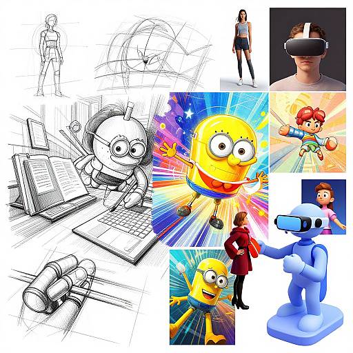 Dynamic Artistic Editing Process