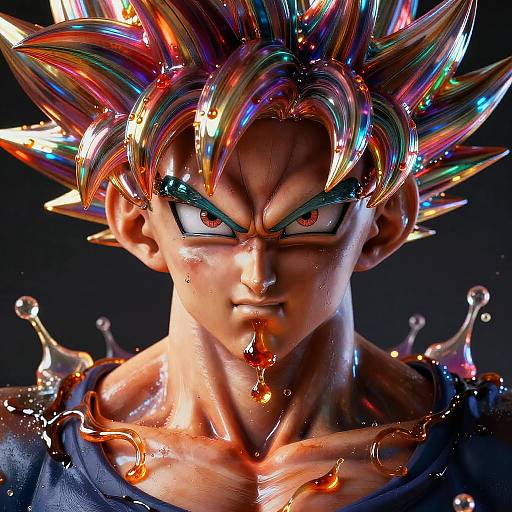 Molten Ultra Instinct Liquid Lust Portrait