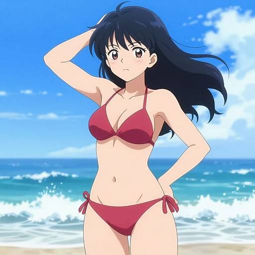 Energetic Nagatoro Bikini Character Design