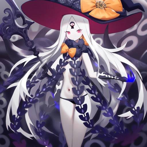 Illustration of Abigail williams (third ascension) (fate), fate/grand order in the style of Mamuru