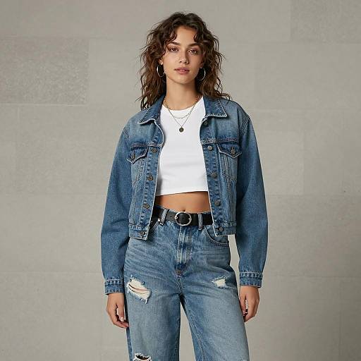 90s Inspired Portrait of a Young Woman