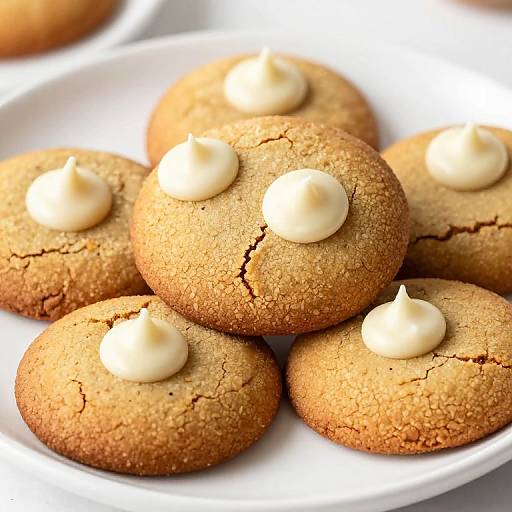 Golden-Brown Gingerbread Cookies Stack