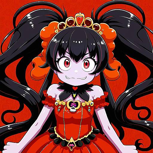 Illustration of Ashley (warioware), warioware in the style of Comah