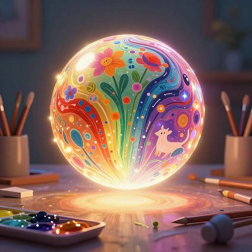 Magical Orb Painting Ideas Generator