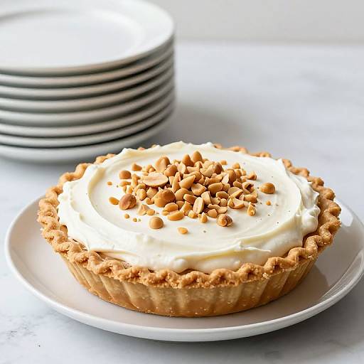Golden Peanut Butter Pie with Frosting