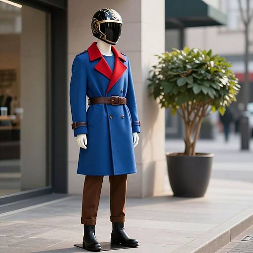 Futuristic Mannequin in Urban Fashion
