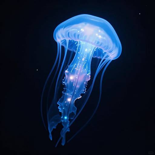 Colossal Jellyfish Holding Luminous City