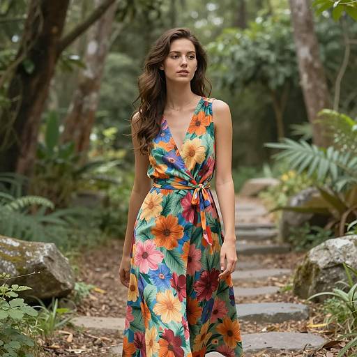 Photorealistic Avatar Dress Game in Nature