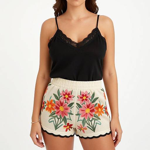 Casual Summer Style with Floral Shorts
