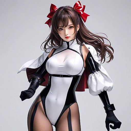 Shiranui in Black Leotard