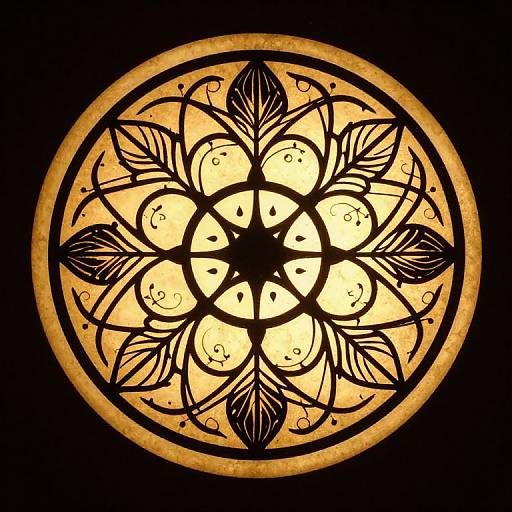 Wicca Art Nouveau Sacred Geometry