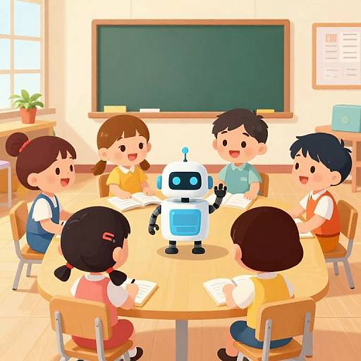 Playful Classroom with Kids and Robots