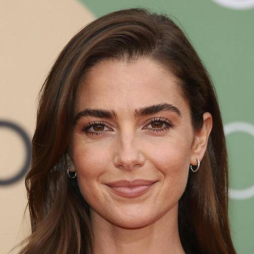 Soft Smiling Woman Portrait Close-Up