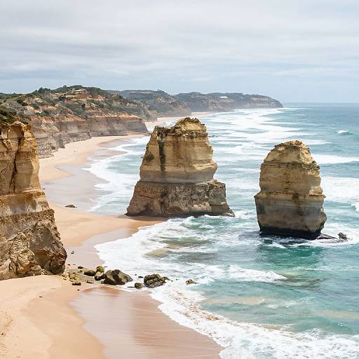 Isometric View of Twelve Apostles Cliffs