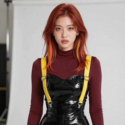 Vibrant Portrait of a Young Woman