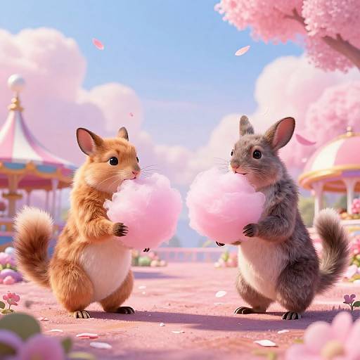 Whimsical Animal Amusement Park Delight