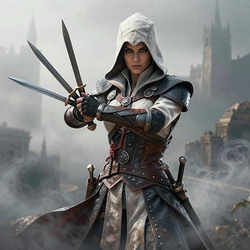 Assassin's Creed Cosplay — Hooded Assassin Portrait