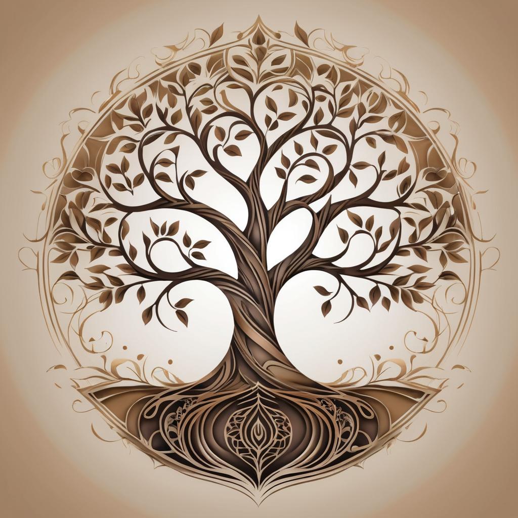 Intricate Tree of Life Arm Tattoo Design