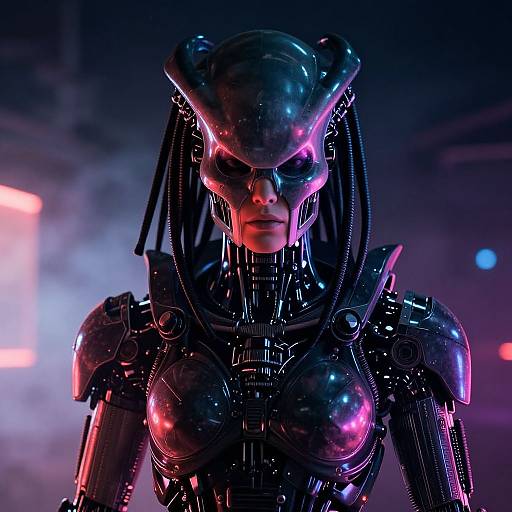 Cyberpunk Combat Cyborg Predator