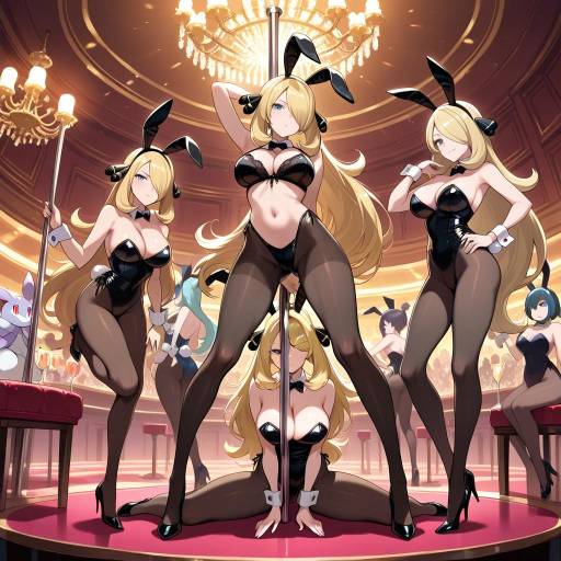 Cynthia and Friends: A Unique Pole Dance Scene