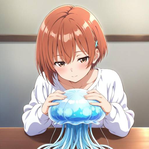 Kouzuki Mahiru in a Jellyfish Scene