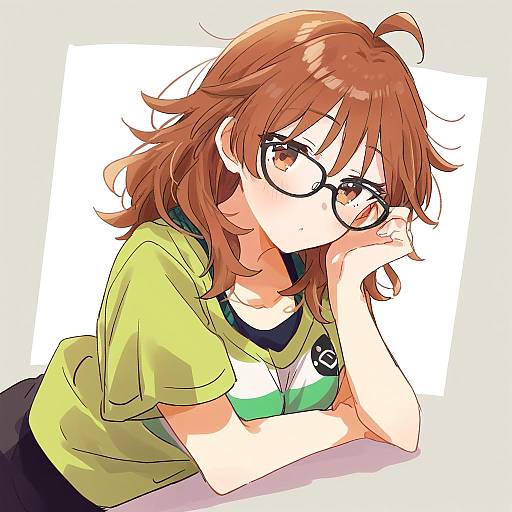 Illustration of Araki hina, idolmaster in the style of Zawameki