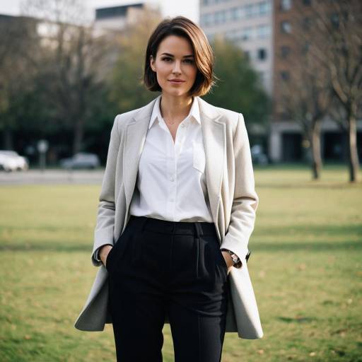 Confident Businesswoman Outdoors