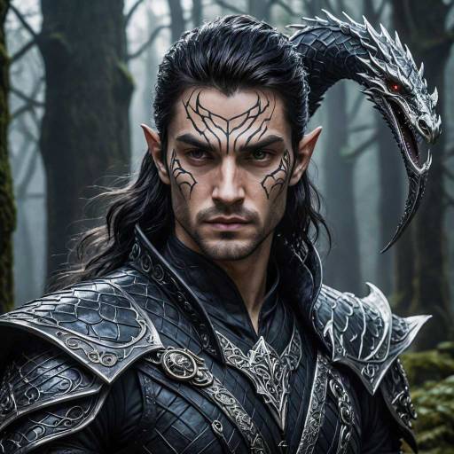 Rogue Shadowhunter Elf with Enchanted Armor