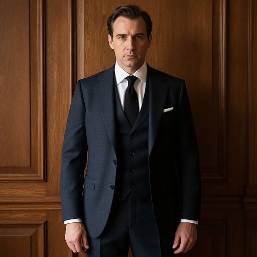 Distinguished Man in Elegant Portrait