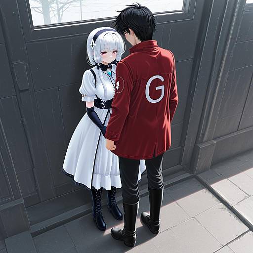 Illustration of Kaneda shoutarou (akira), akira (manga) in the style of Frapowa