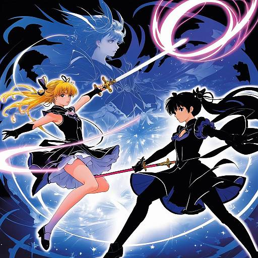 Manga Magical Girl Battle