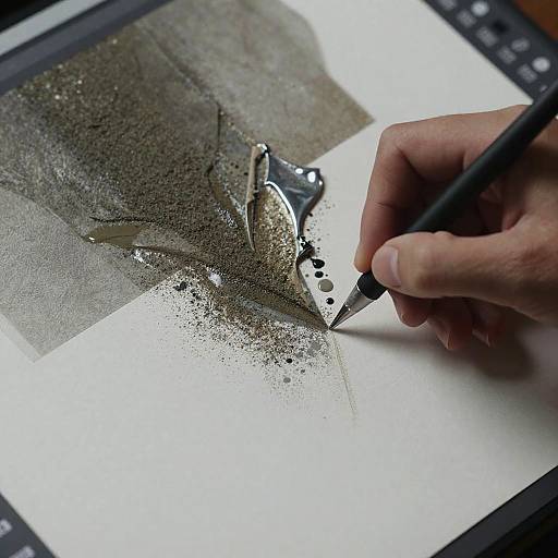 Surreal Digital Workspace Texturing