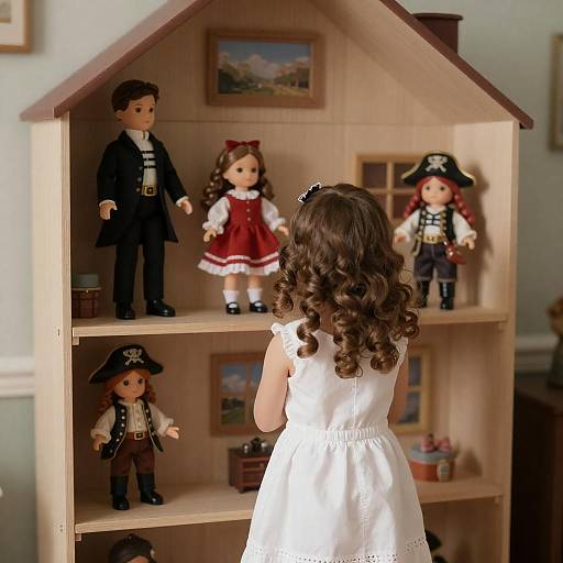 Charming Girl by Vintage Dollhouse