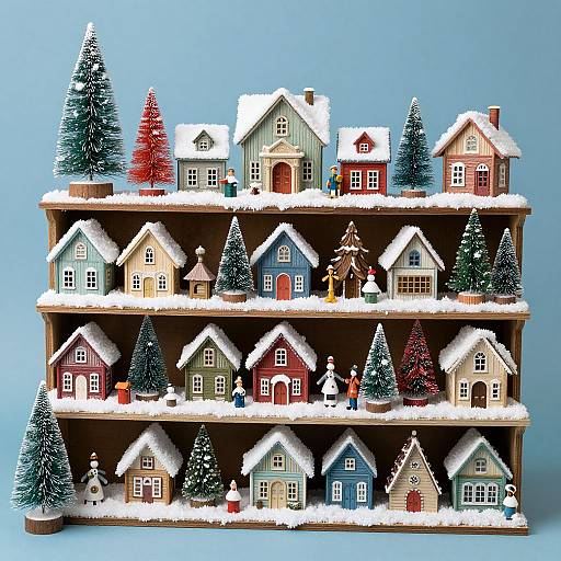 Victorian Christmas German Advent Calendar