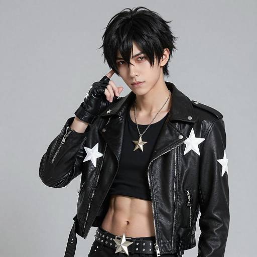 Stylish Young Male Cosplayer Portrait