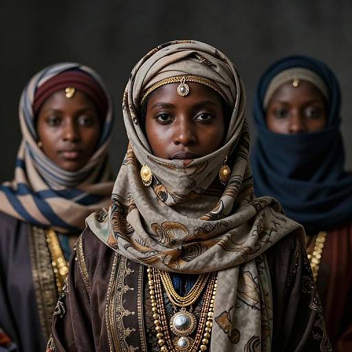 Portrait of Tuareg Tradition and Elegance